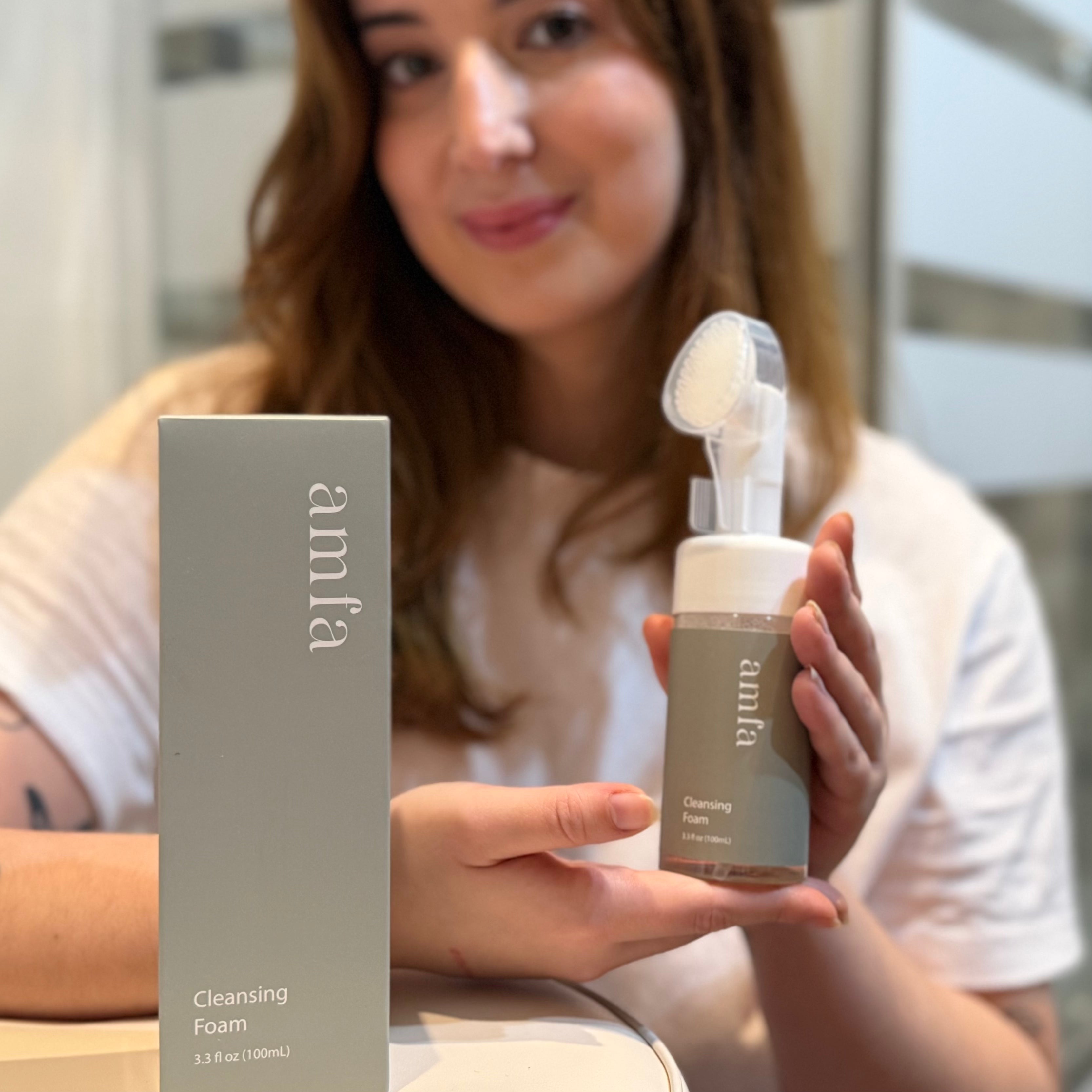 Face Cleansing Foam (with Brush)